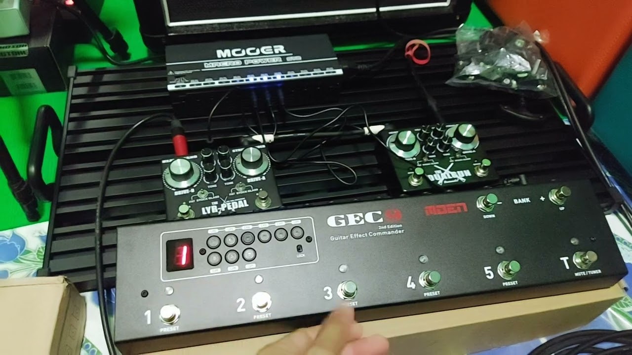 รีวิว MOEN GEC9 สวิชควบคุม control loop effect pedal