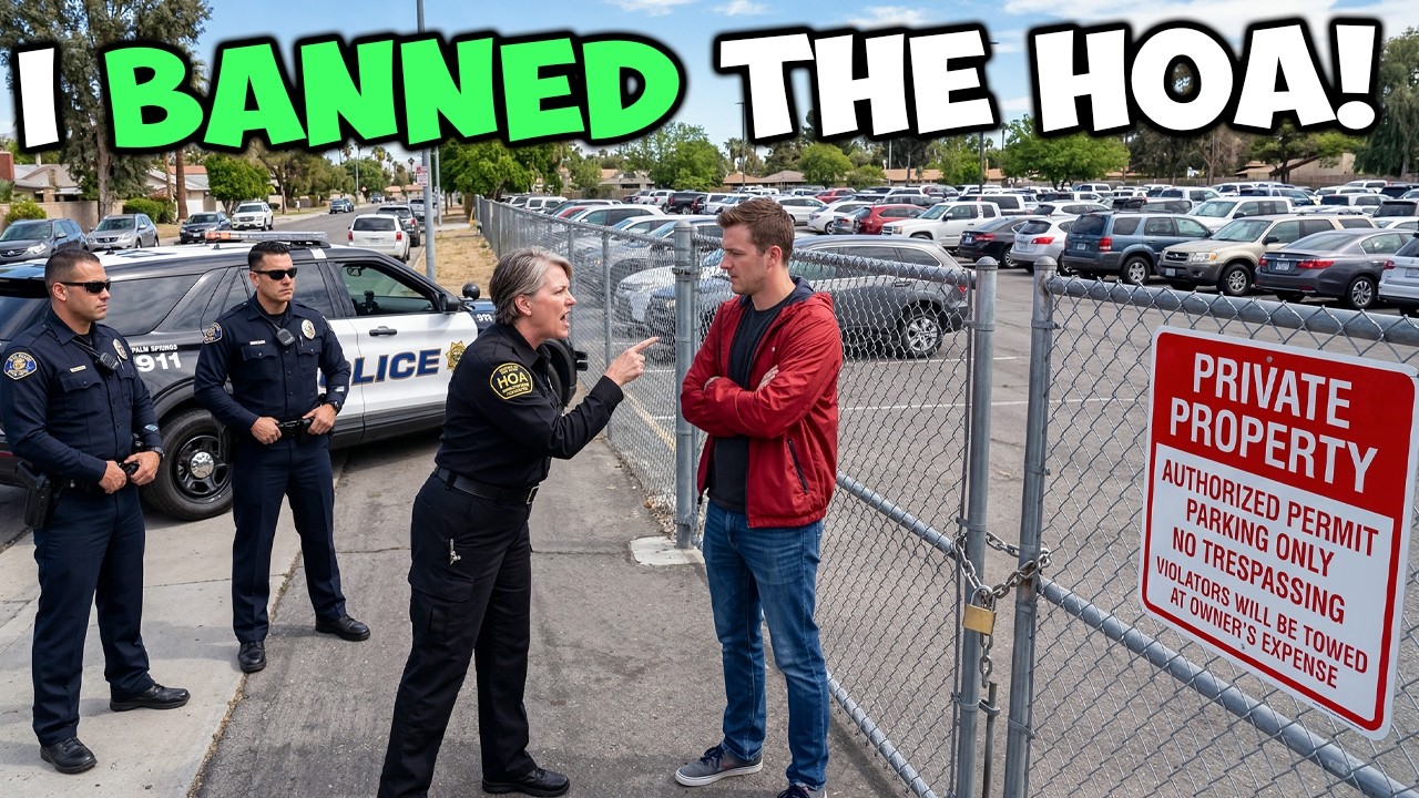 HOA Fined Me For My Parking Lot.. So I Banned Them From Parking On My Property!