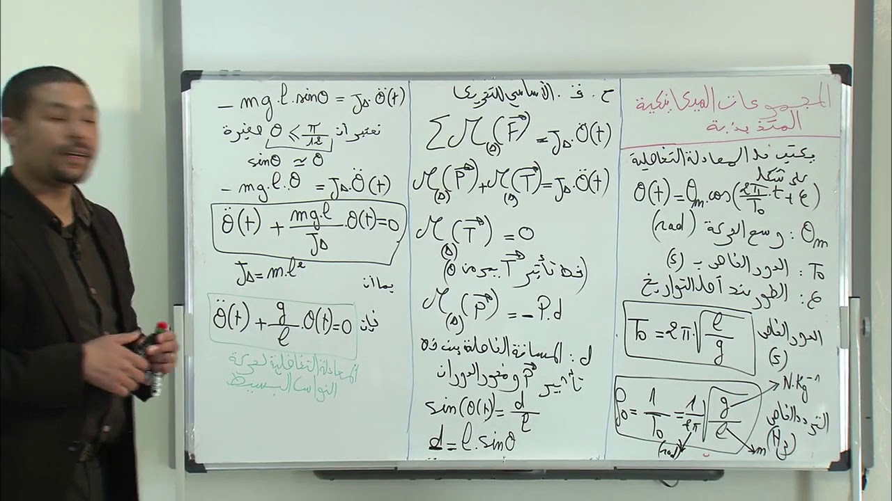 المجموعات الميكانيكية المتذبذبة (الجزء الثاني)