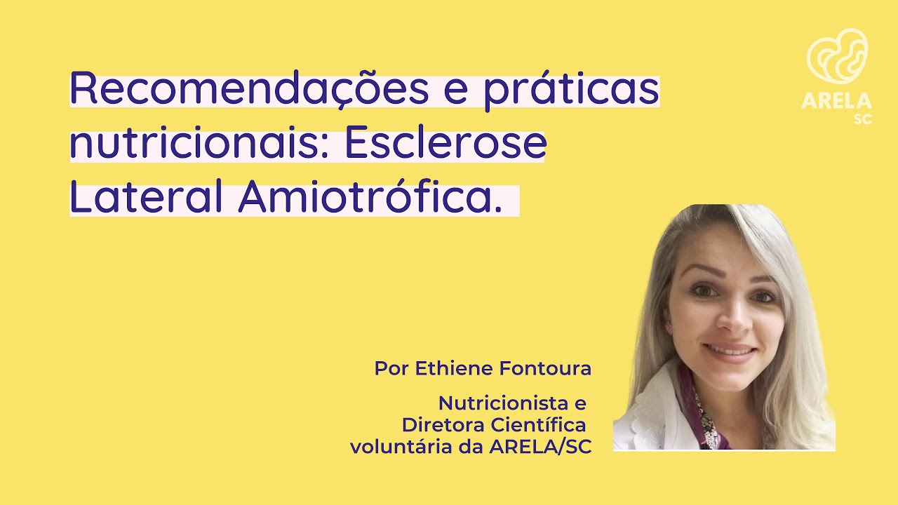 Nutricionista fala sobre a Esclerose Lateral Amiotrófica