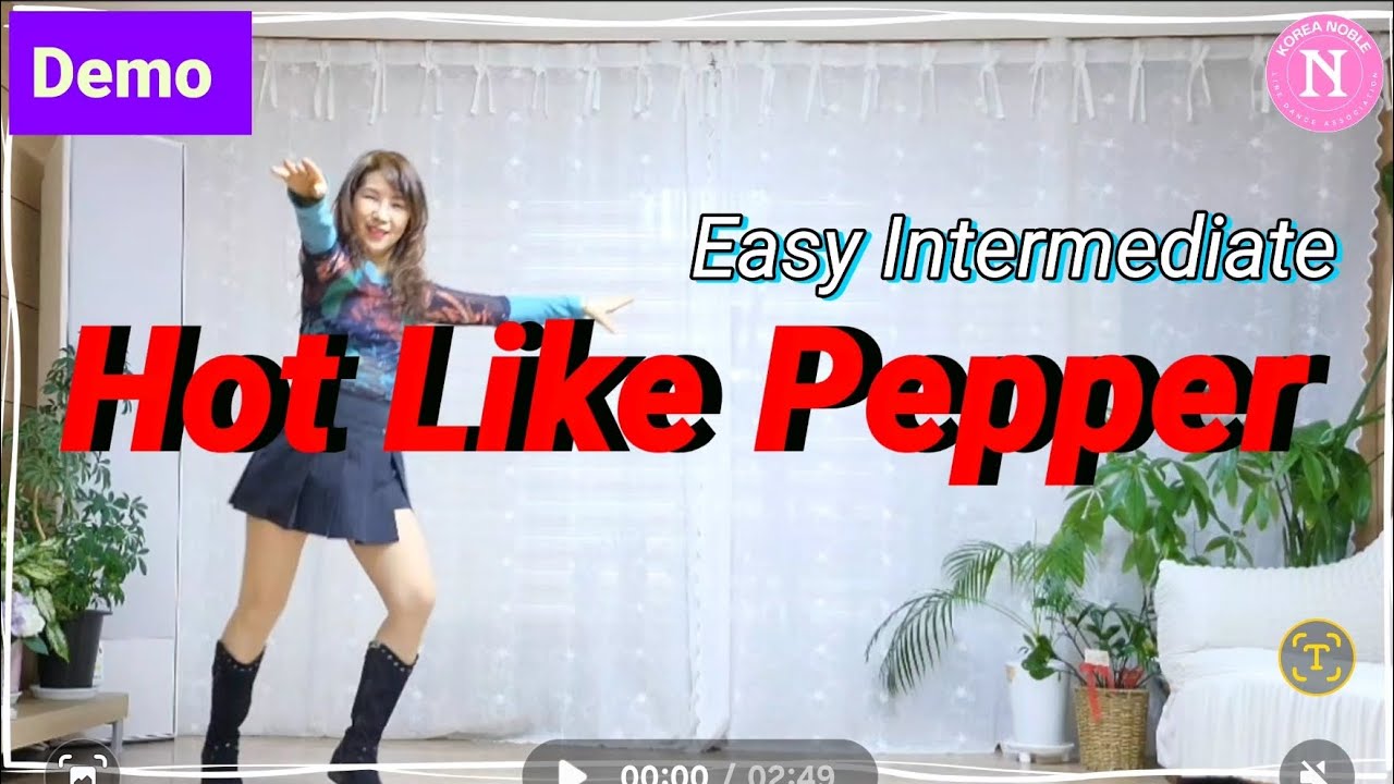 Hot Like Pepper 라인댄스 #쉬운중급 #Easy Intermediate #핫라이크페퍼