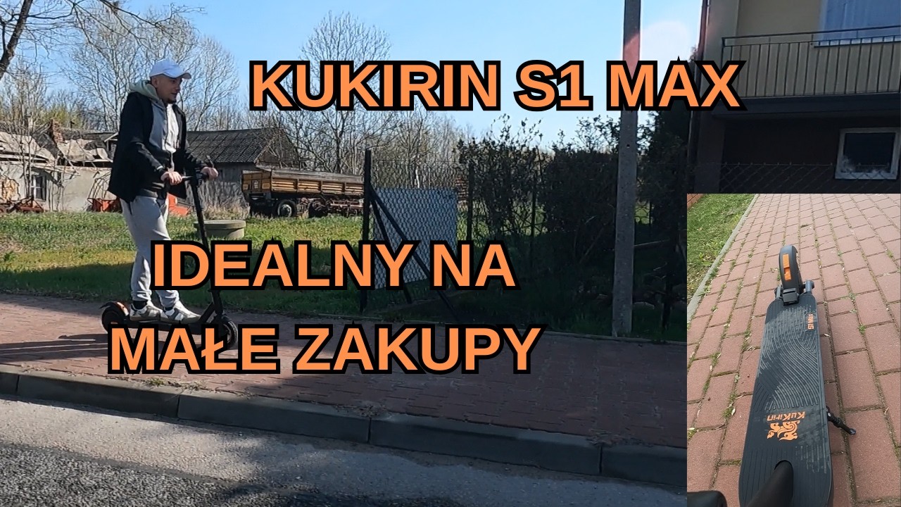 KuKirin S1 max - idealna propozycja na kr&oacute;tkie dystanse.