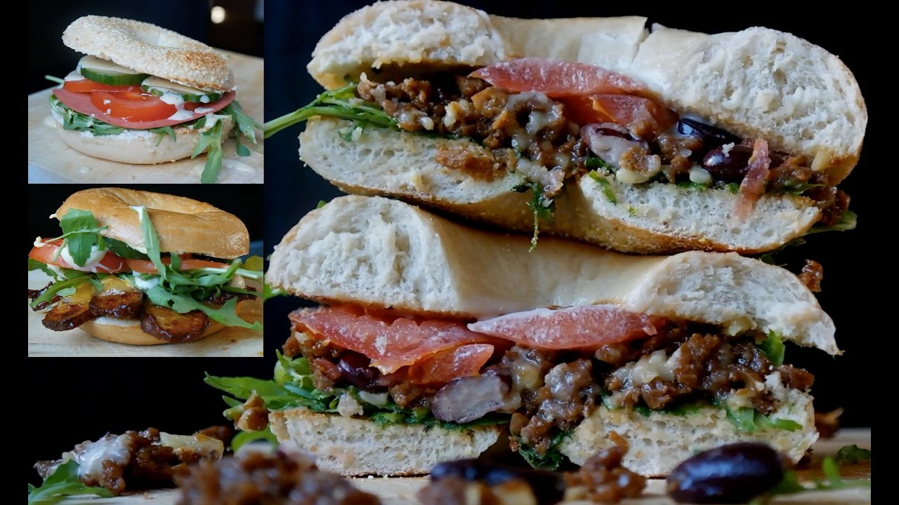 Bagels 3 ways | Vegan