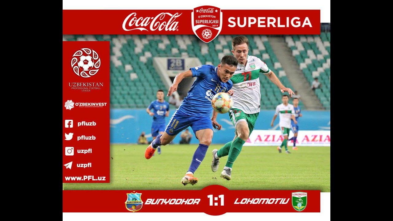 Bunyodkor - Lokomotiv - 1:1 / O'yin sharhi / 26.08.2019