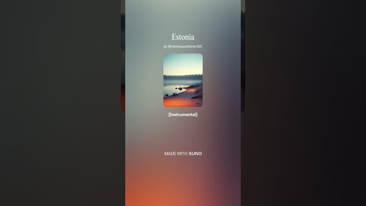 Estonia · Lago Quieto al Anochecer · Música SIN derechos de autor
