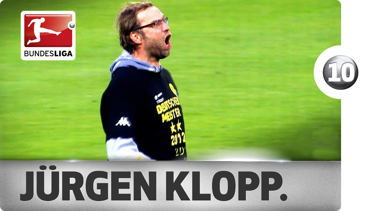 Jürgen Klopp - Top 10 Celebrations