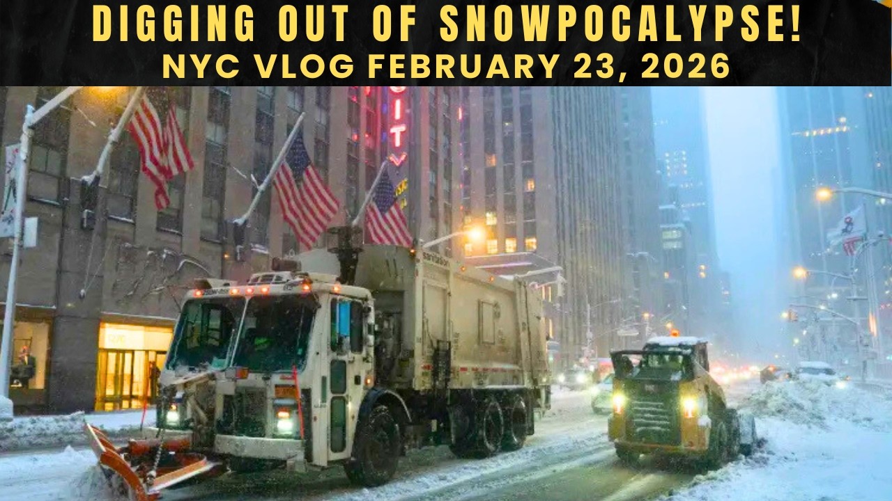 New York City Blizzard Digging Out of Snowpocalypse! Operation: Find the Sidewalk!