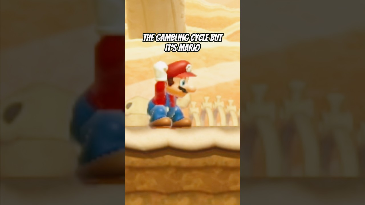 Цикл азартных игр, но в исполнении Марио #mario #shorts #memes