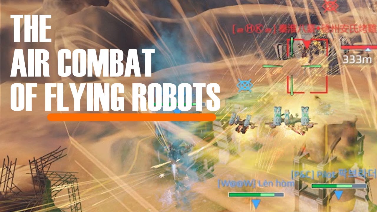 Flying Robots | Skirmish Gameplay | War Robots