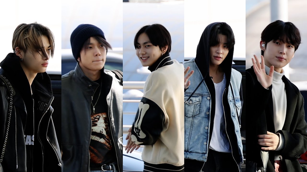 엔하이픈 ENHYPEN 출국 Departure (직캠) | 인천공항 240125