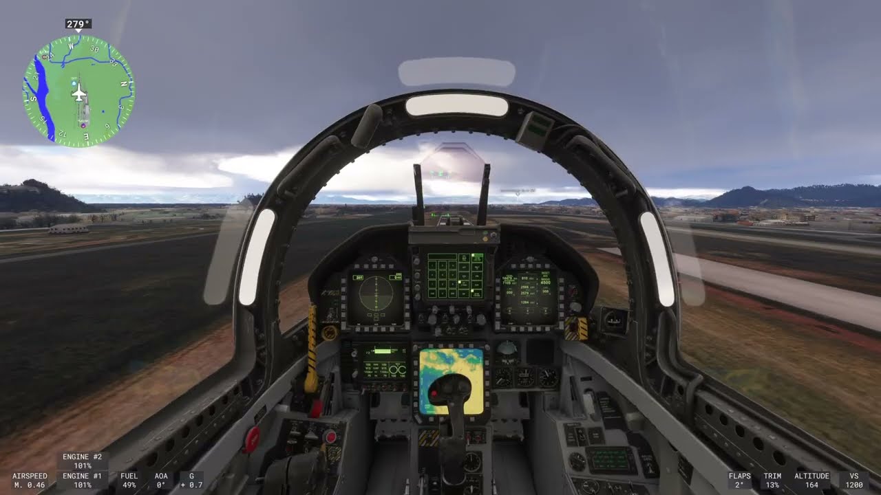 Microsoft Flight Simulator 岐阜空港、矢吹シン、飛んで行きます。