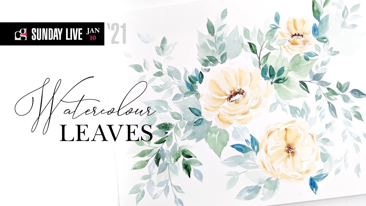 Sunday Watercolour Live - Painting Leaves