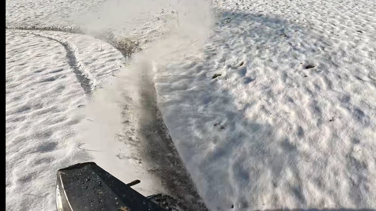 DESTROYING CYLINDER IN SNOW