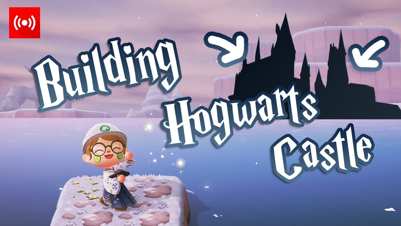 🔴 Building Hogwarts Castle Stream! PART 1 // Animal Crossing Live Stream