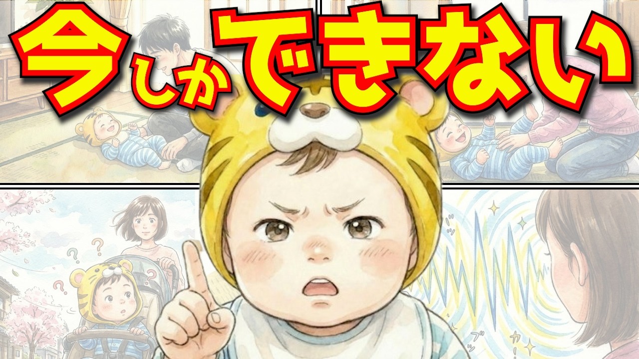 【赤ちゃん期にしかできない】脳と心を劇的に伸ばす親の神習慣7選