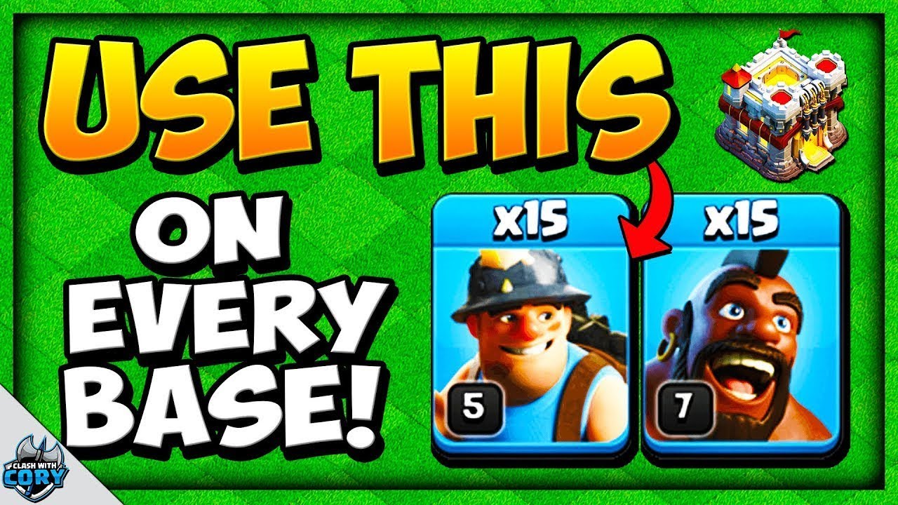 NO BASE IS SAFE! TH11 Miner Hog Hybird Attack is the Strongest and Best Town Hall 11 Attack Strategy