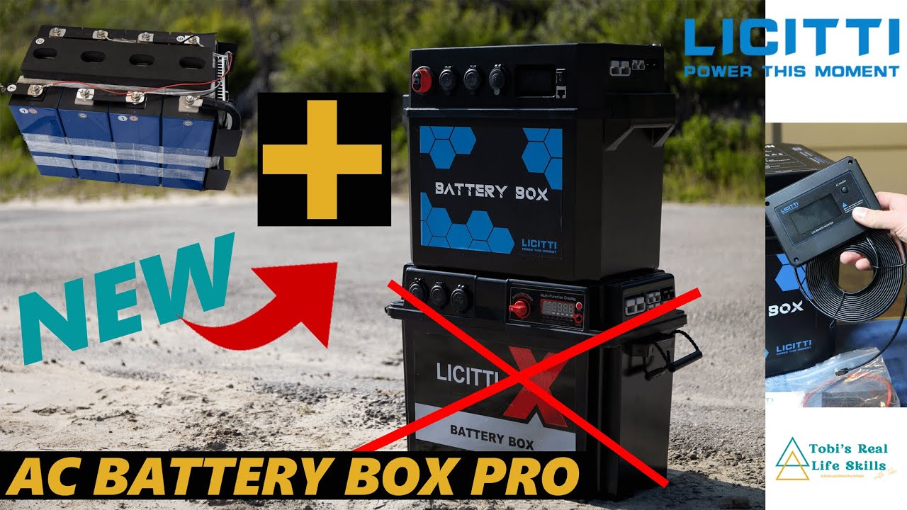 New DIY battery box with up to 300Ah! | Licitti AC Battery Box Pro
