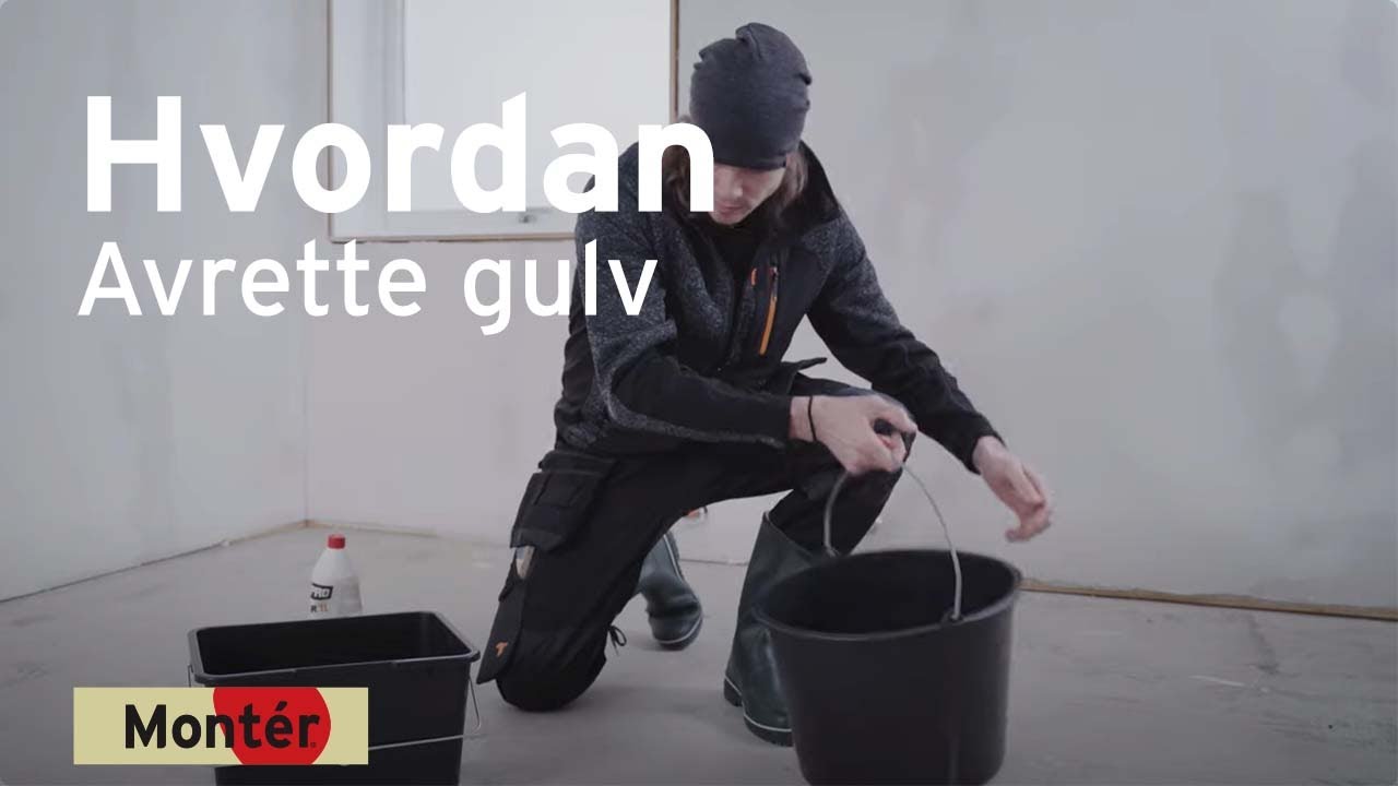 Hvordan avrette gulv med Ultipro Avrettingsmasse?