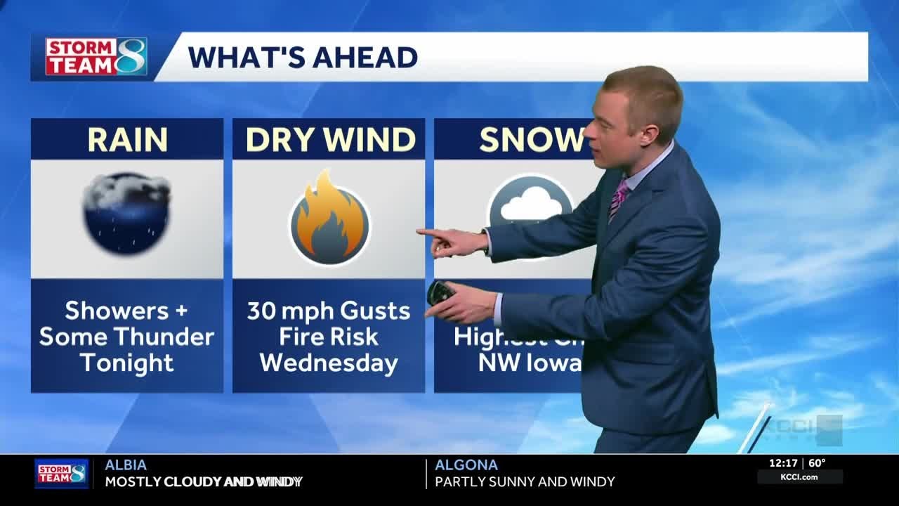 Iowa weather: Warm stretch continues before we cool down with rain and snow chances late this week