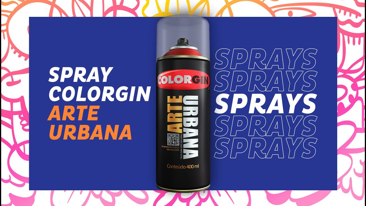 Spray Colorgin Arte Urbana - Mundo Graffiti