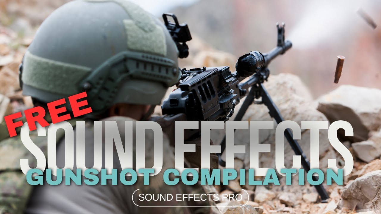 Gunshot Compilation Sound Effects - No Copyright - FREE Sound Effects - Royalty Free