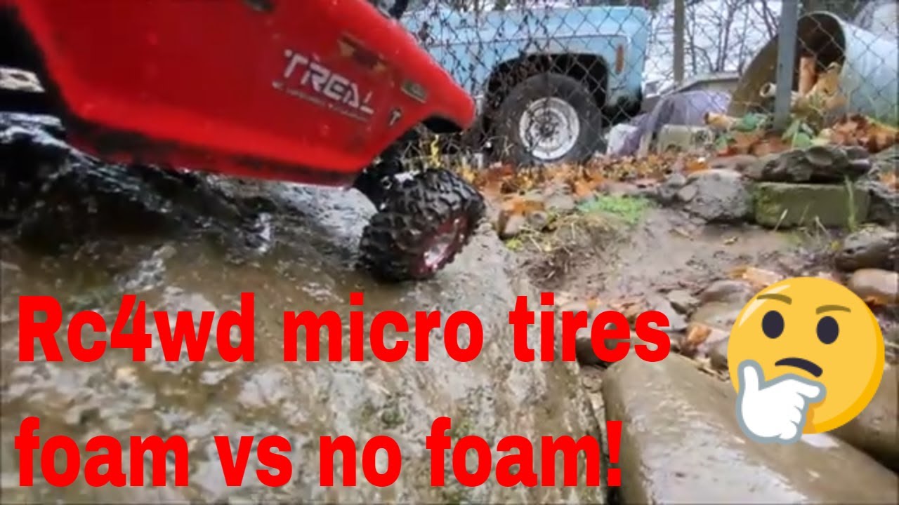 Rc4wd 1" micro tires foam vs no foam?