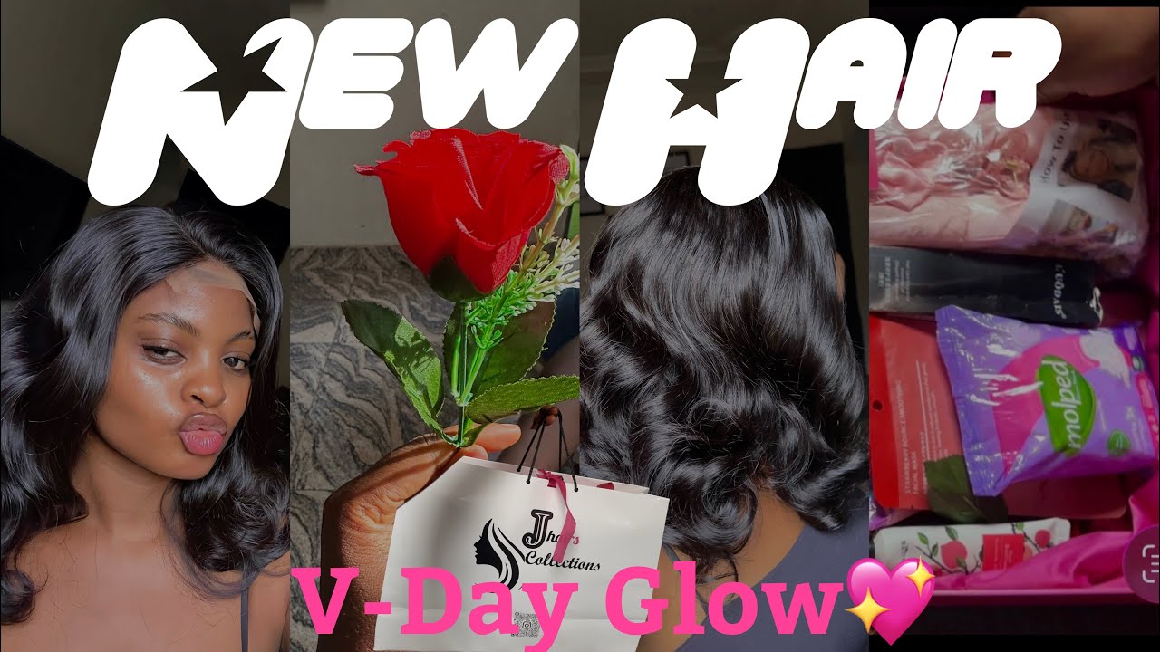 Unboxing my Valentine’s Gift | Wig😍 #wigreview #wigunboxing #valentinesdaygift 