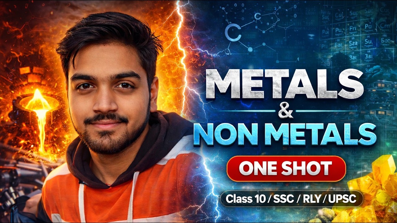METALS AND NON METALS KI FIELDING SET 🔥/ for class 10, SSC, RLY, UPSC with PYQ's