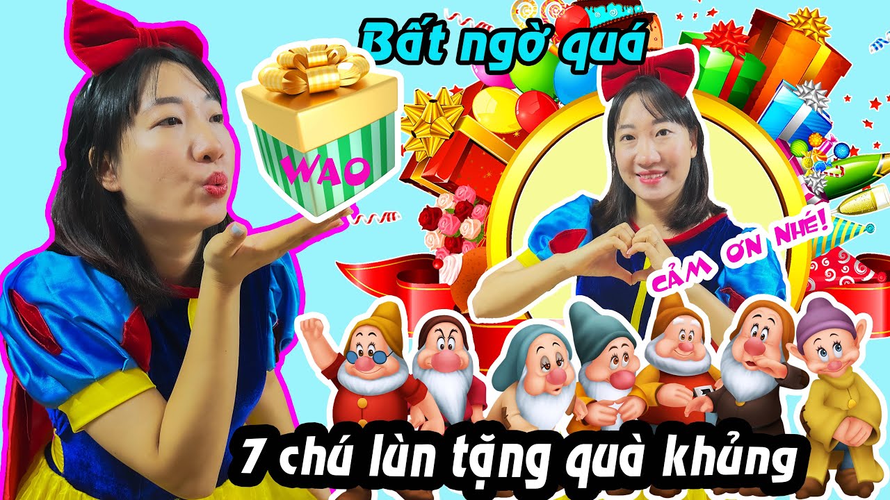 Bạch Tuyết Unbox Quà Sinh Nhật Của 7 Chú Lùn Ai Ngờ Cái Kết |Tuyết Tuyết TV