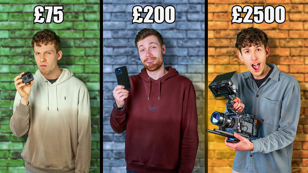 £75 vs £200 vs £2500 – Who can make the BEST film?
