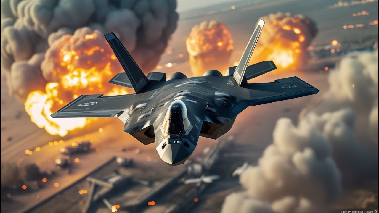 Iran Shocked: US F-22 Raptor Wipes Out Missile Base in One Strike!