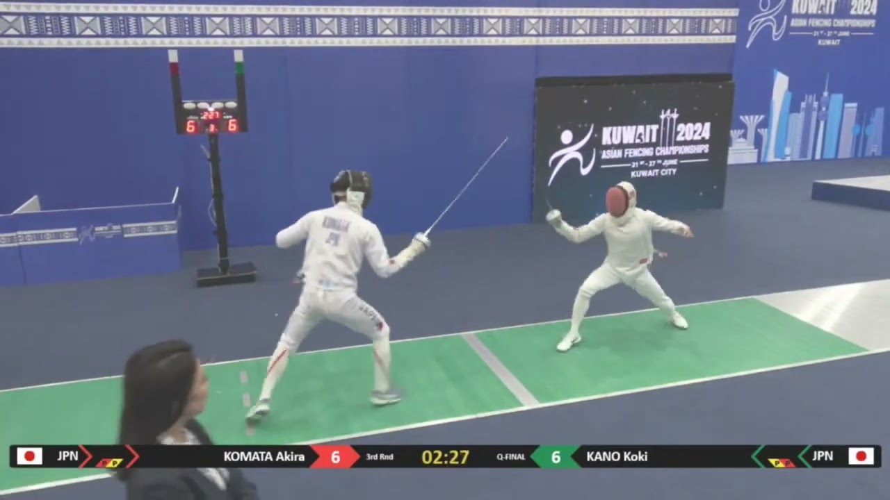 Asian Champs 2024 SME - L8 - Komata Akira JPN v Kano Koki JPN
