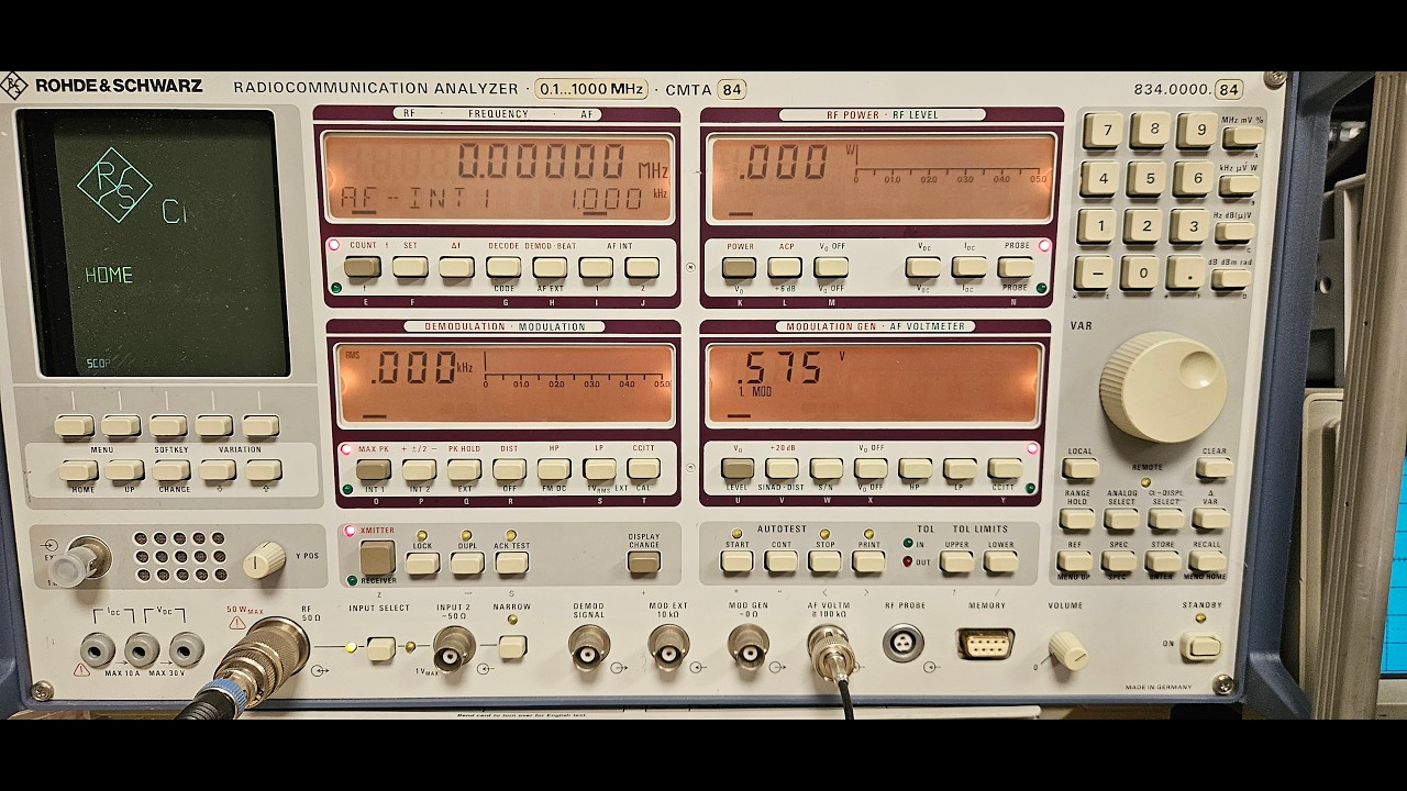 Funkgeräte-Sendermessungen mit dem Rohde&Schwarz CMTA 84