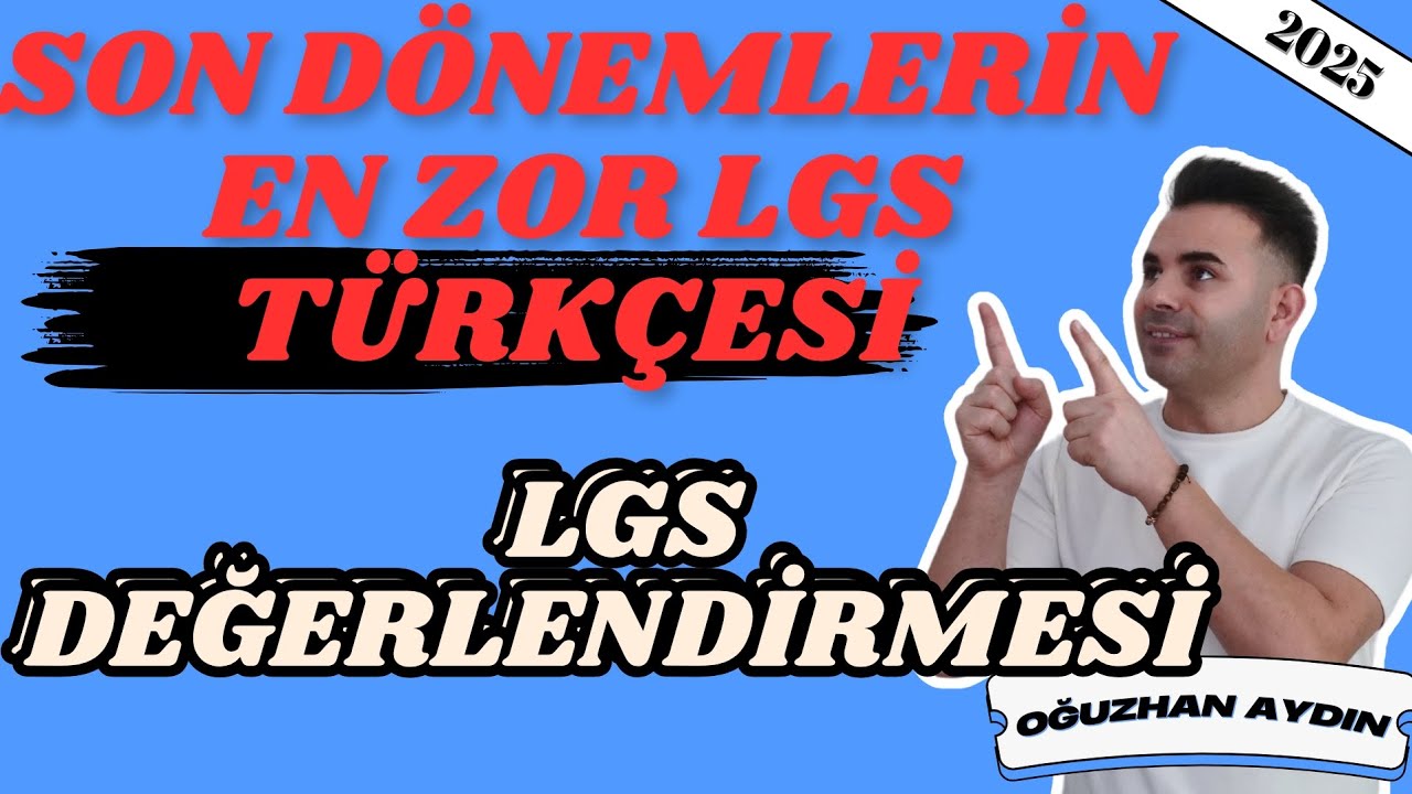2025 LGS Türkçe Değerlendirmesi I Standart Sapma Nasıl Olur? I Sorular Zor muydu? I