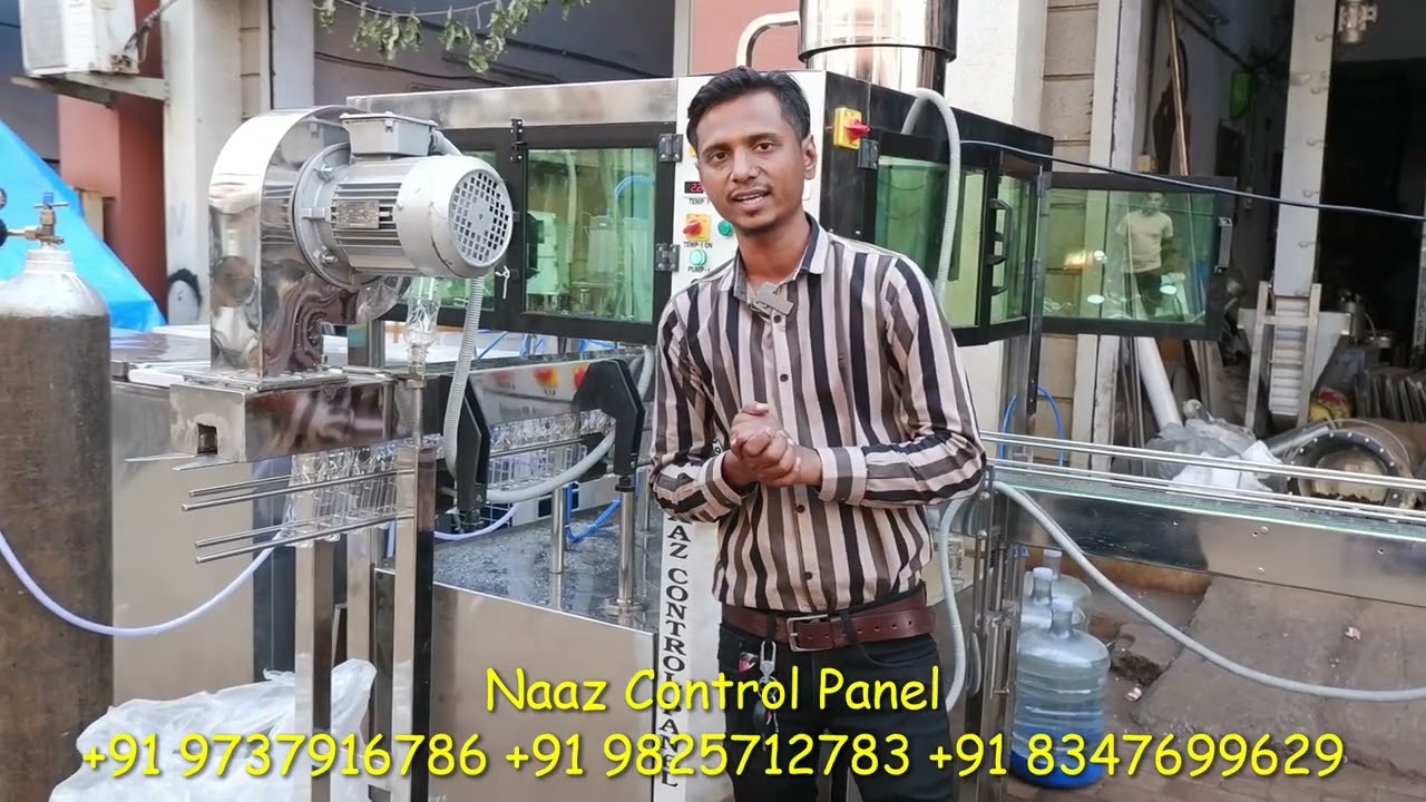 Naaz Automatic Soda Bottling Plant -  Carbonated Soft Drink Plant -  Soda Bottling Plant