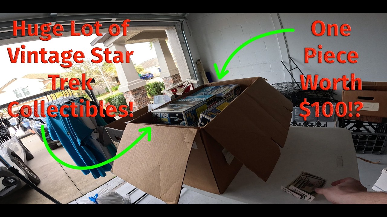 $200 Star Trek Lot! Vintage Models and Collectibles! - Yard Sale Pickers