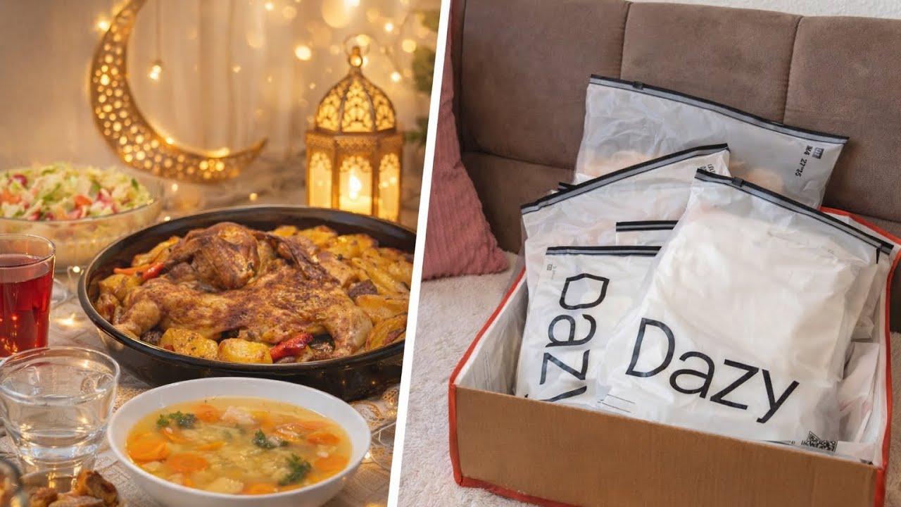 👉 Jedno krilo u supi, ostatak piletine u rerni 🍗 Ramazanski iftar + Shein paket 