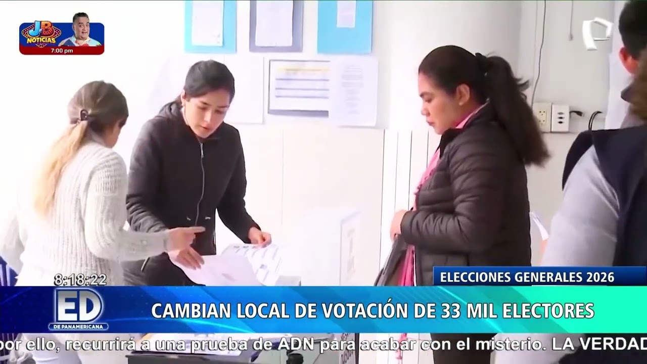 Elecciones 2026: ONPE reasigna local de votación a más de 33 mil electores (1/2)