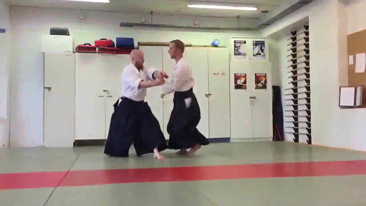 Aikido ukemi - soft high falls in slow motion