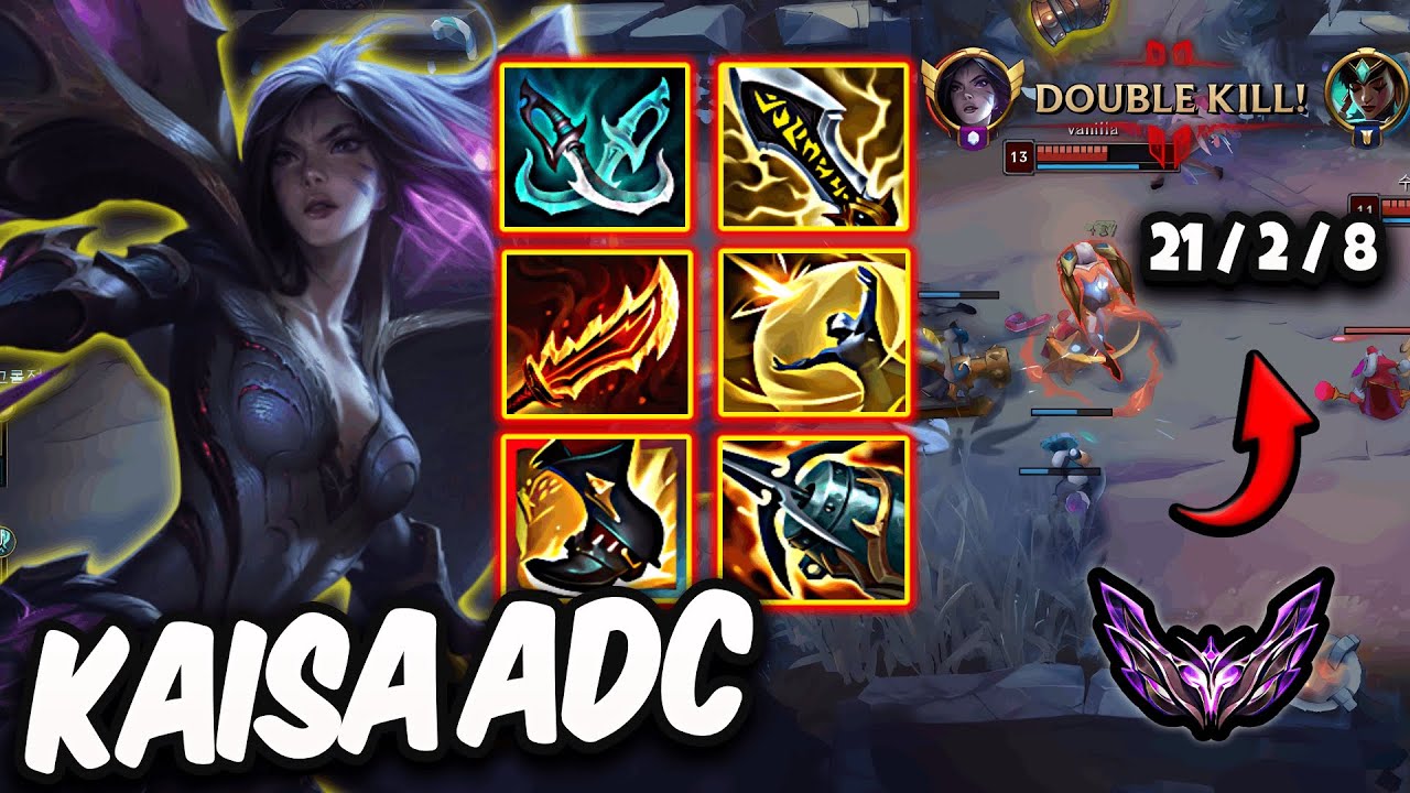 OTP Kaisa vs Ezreal ADC ( 53% Winrate ) Korea Master 21/2/8 | Patch 25.24