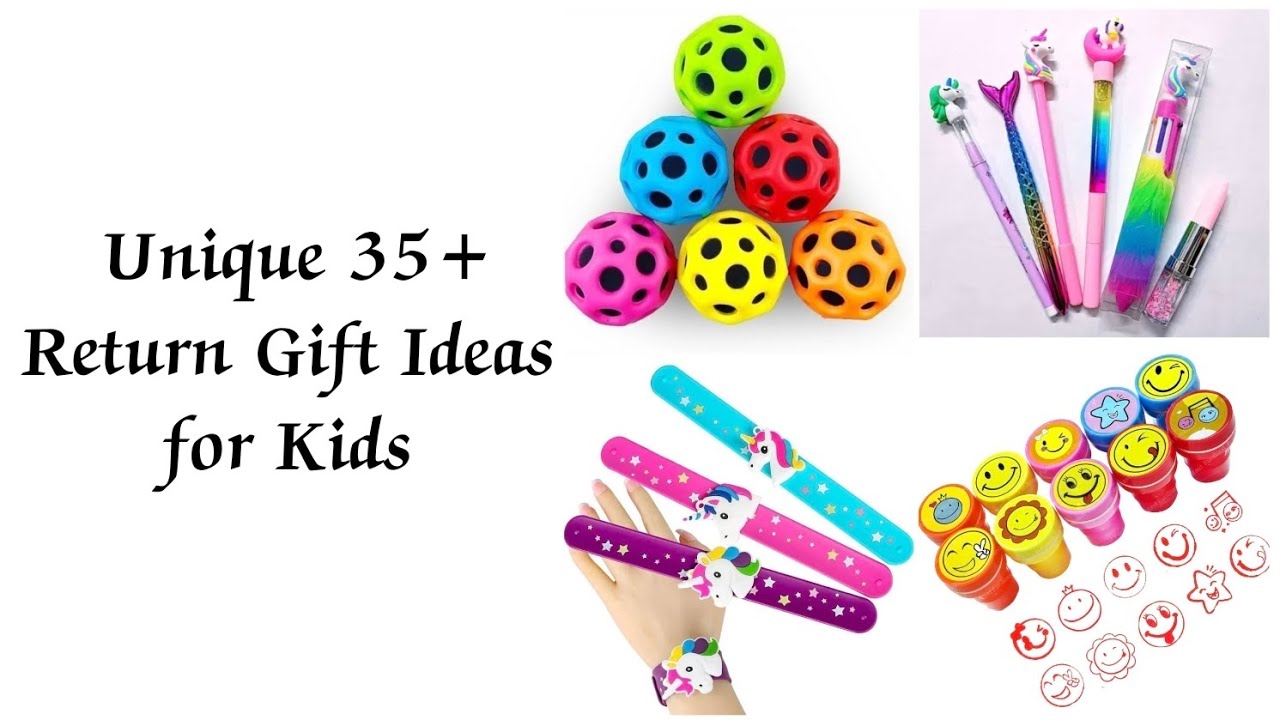 Unique and Budget friendly 35+ Return Gift Ideas for Kids | Best Birthday Return Gift Ideas #gift