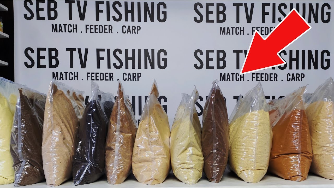 Je te présente mes amorces et farines pour la saison de pêche