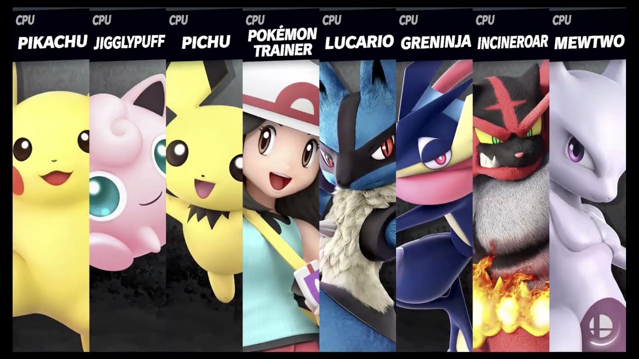 Super Smash Bros. Ultimate - Pokemon Elimination Tournament