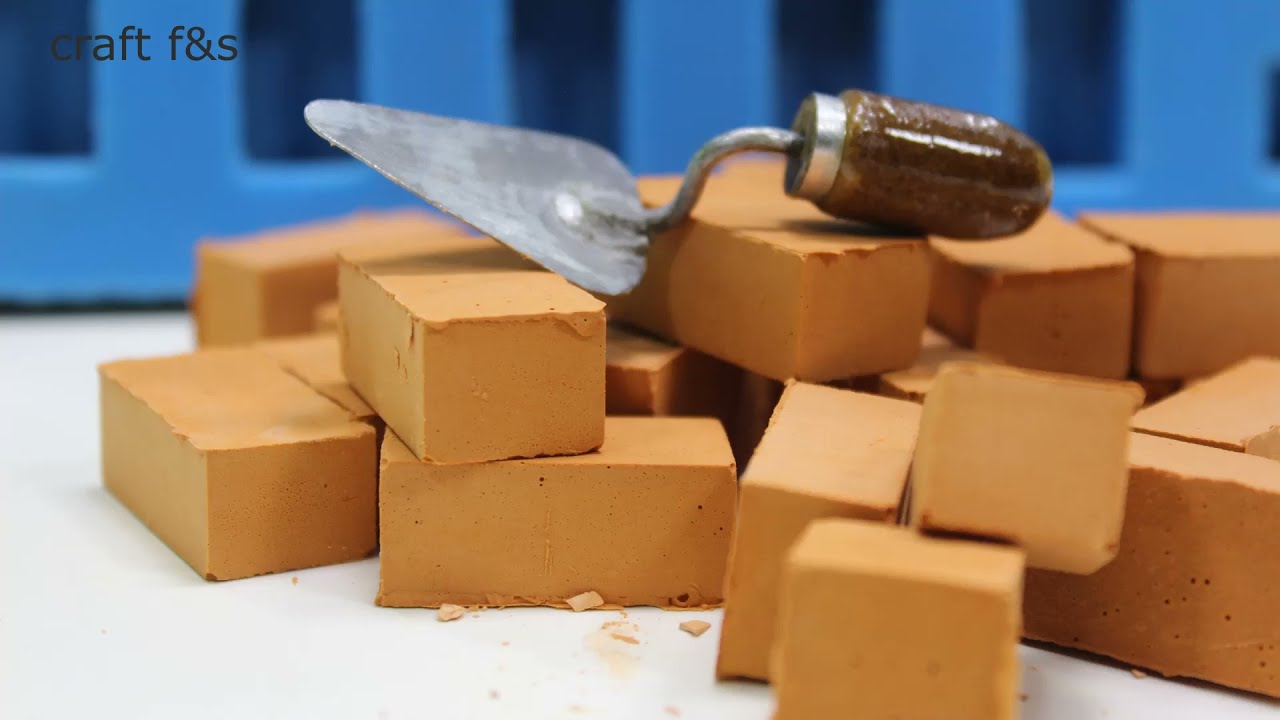 How to make a mini brick mold Как сделать форму для мини кирпича #siliconemoldmaking #How_to_make