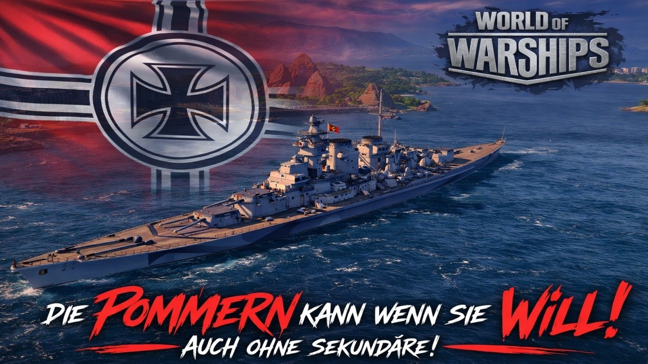 POMMERN ohne Sekundärbuild?! 🔥 Dieses Schlachtschiff kann trotzdem dominieren | World of Warships