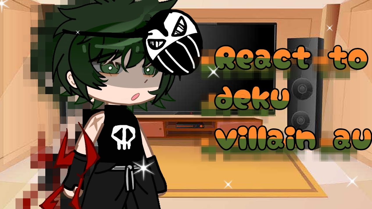 MHA react to Deku /villain au/ shigadeku brothers bkdk