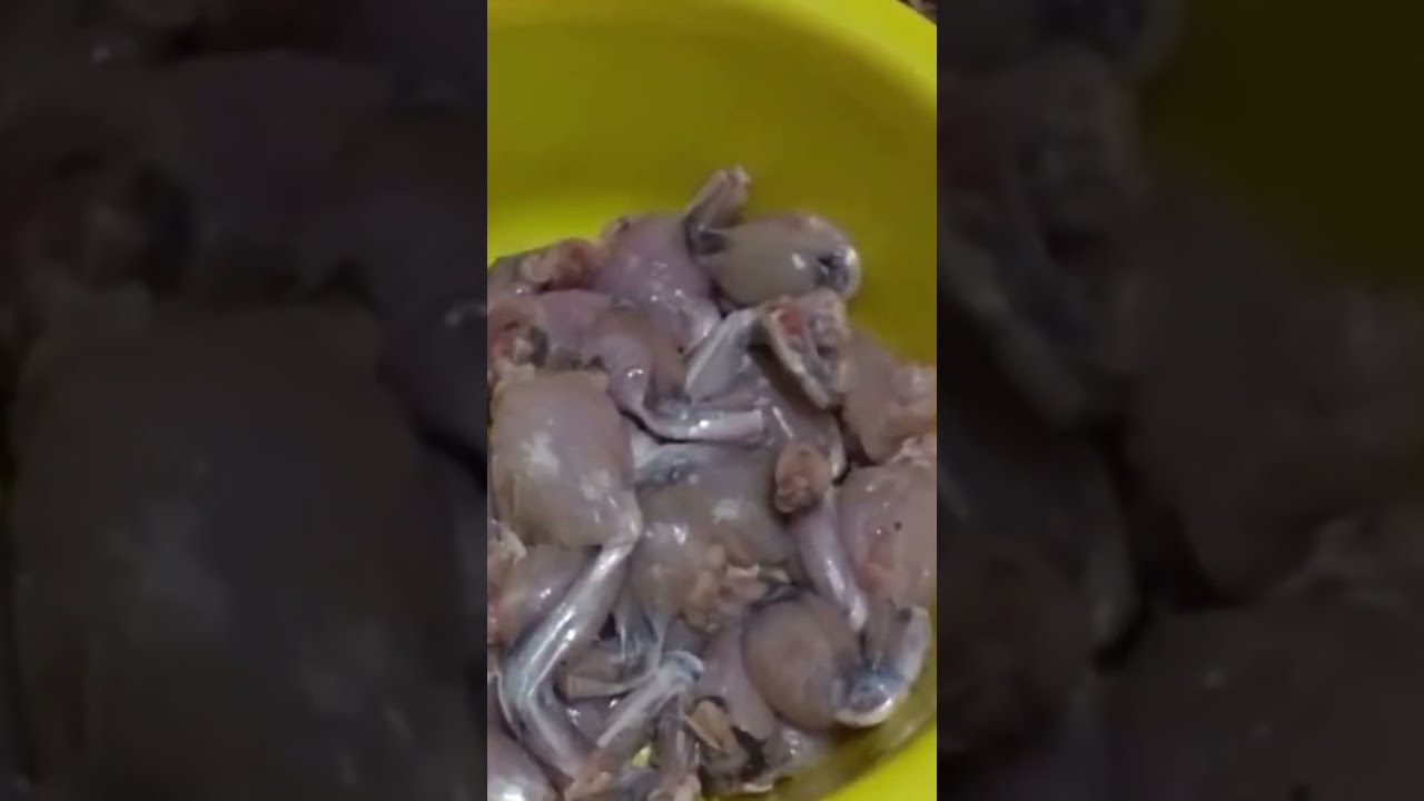 #Fried Frog with Pickled #Garlic
