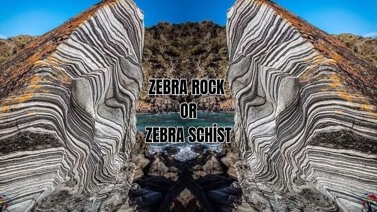 Zebra Schist or Zebra Rock | A Stunning Geological Wonder on Kangaroo Island, Australia 🌍✨