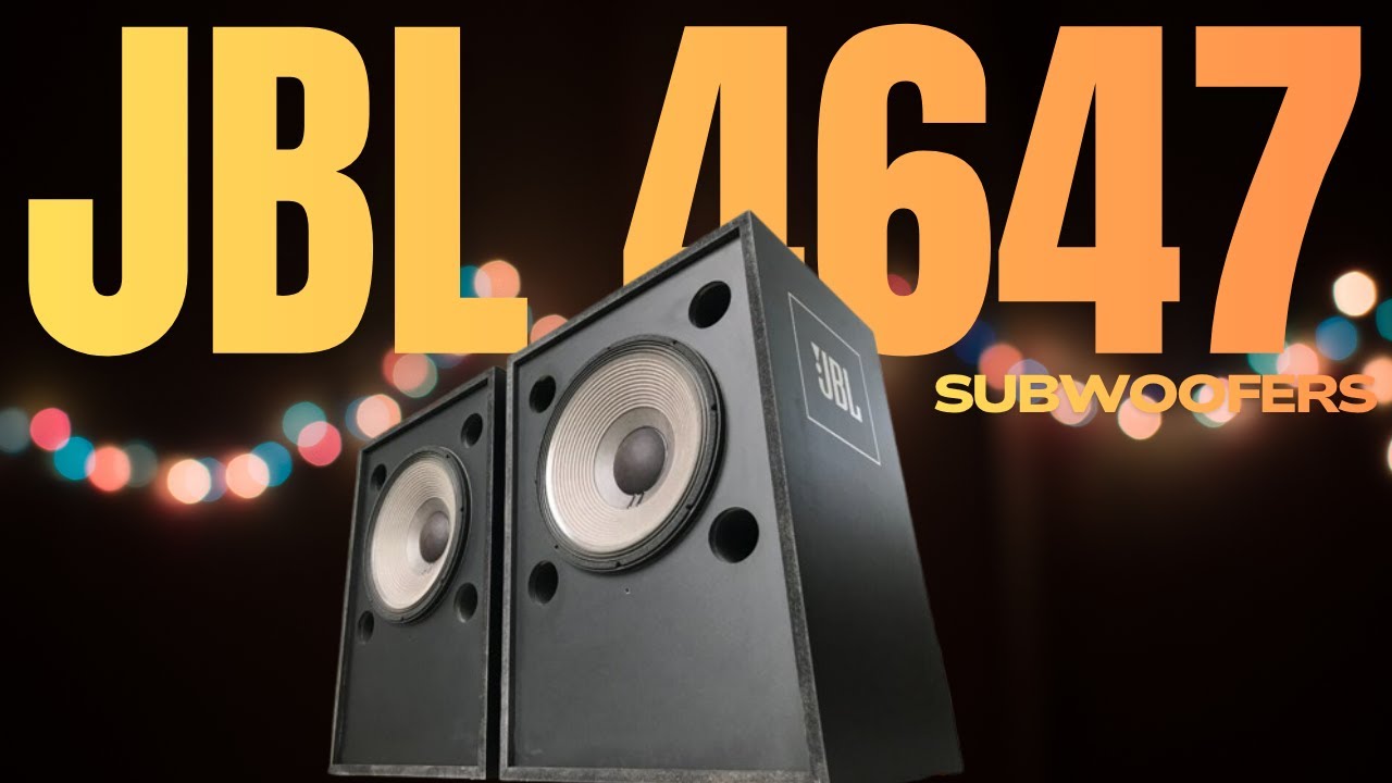 Я установил сабвуферы JBL 4647 в свой домашний кинотеатр, и вот что произошло