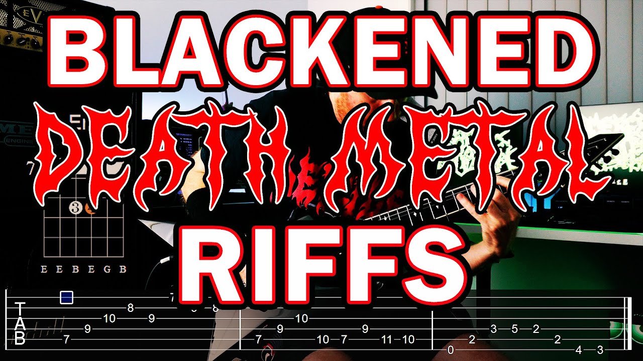 BLACKENED DEATH METAL RIFFS WITH TABS